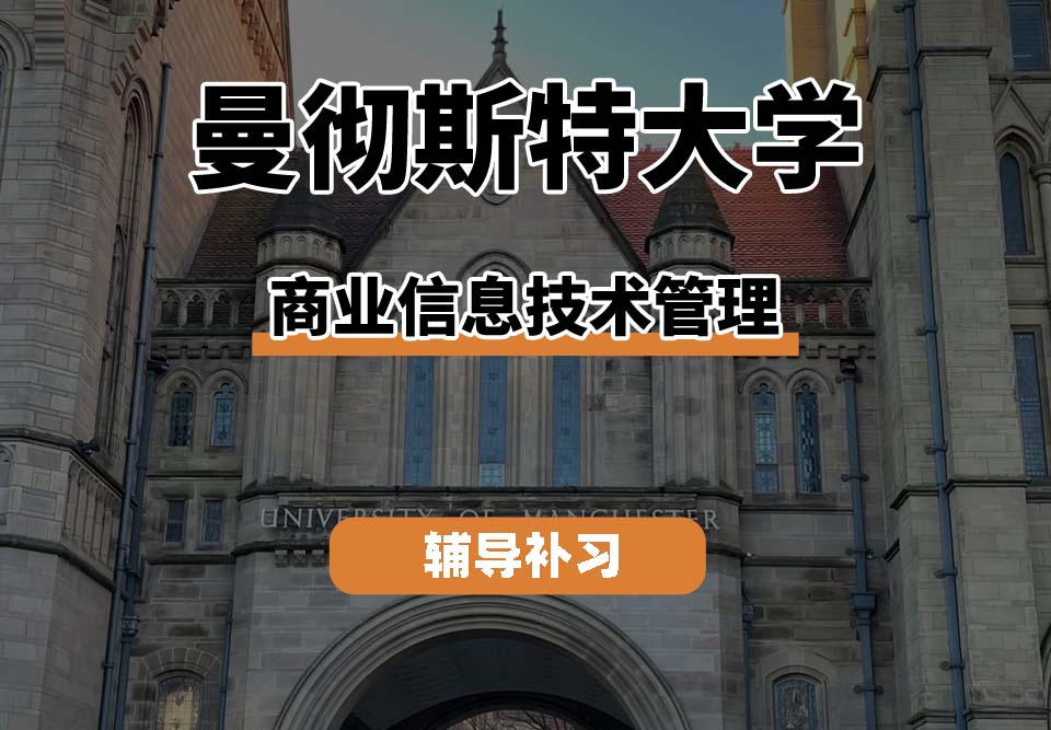 曼彻斯特大学UoM曼大商业信息技术管理辅导补习补课(一)
