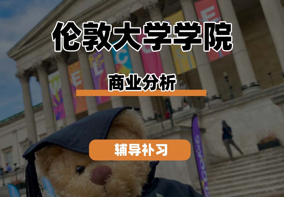 伦敦大学学院UCL商业分析辅导补习补课
