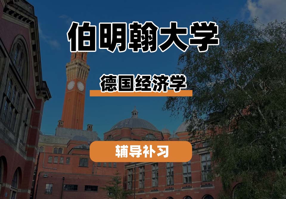 伯明翰大学UOB伯大德国经济学辅导补习补课(二)