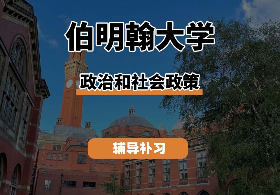 伯明翰大学UOB伯大政治和社会政策辅导补习补课