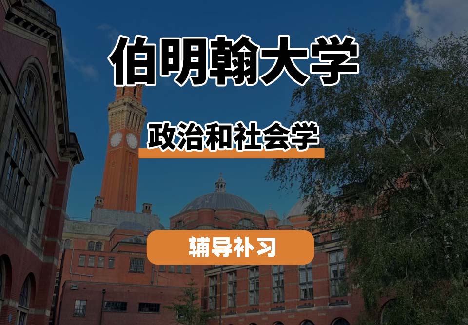 伯明翰大学UOB伯大政治和社会学辅导补习补课(一)