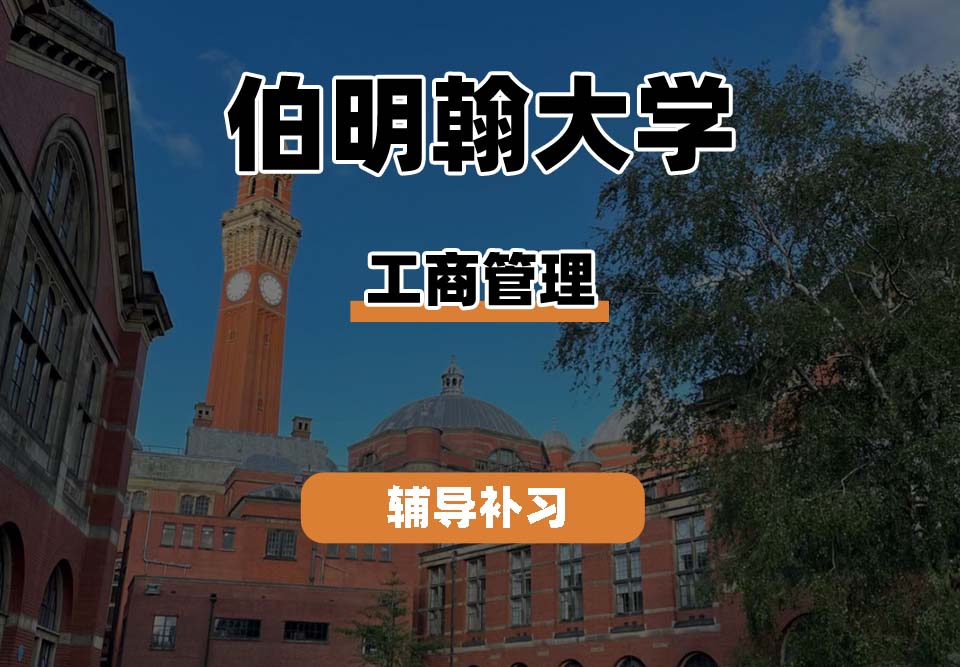 伯明翰大学UOB伯大工商管理辅导补习补课(一)