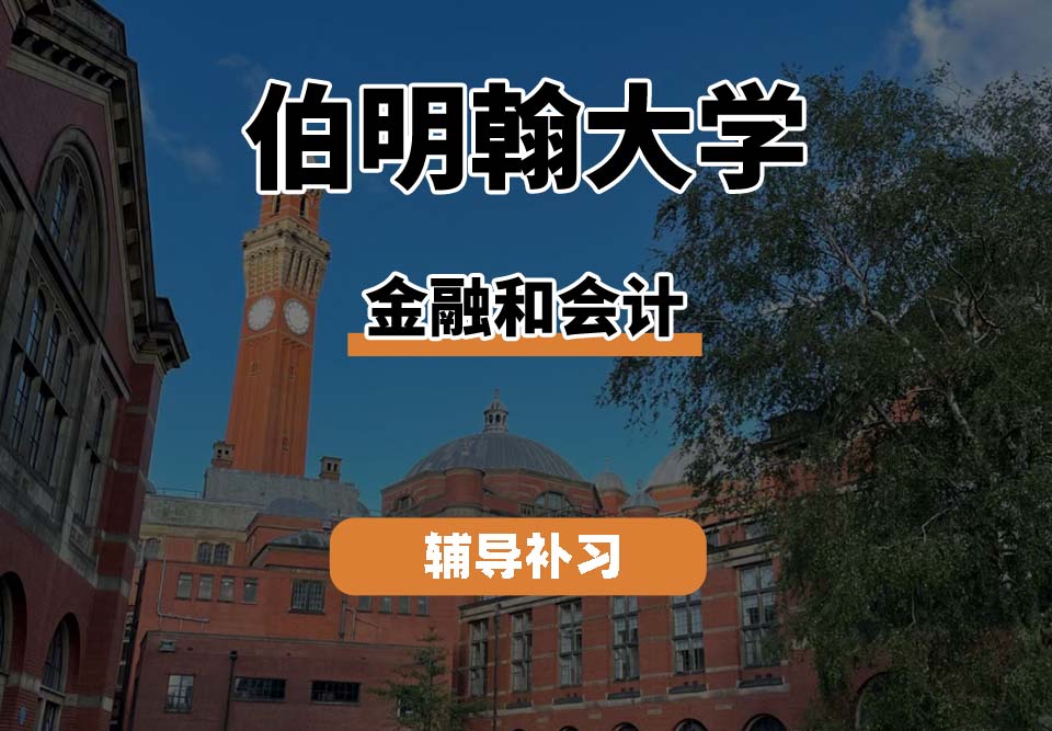 伯明翰大学UOB伯大金融和会计辅导补习补课(二)