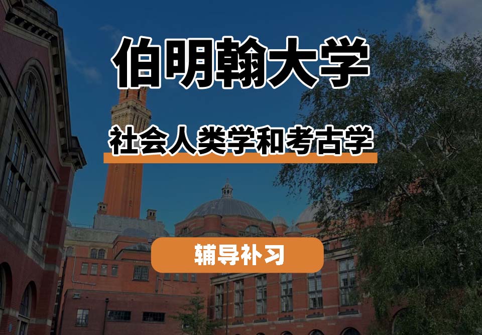 伯明翰大学UOB伯大社会人类学和考古学专业辅导补习补课