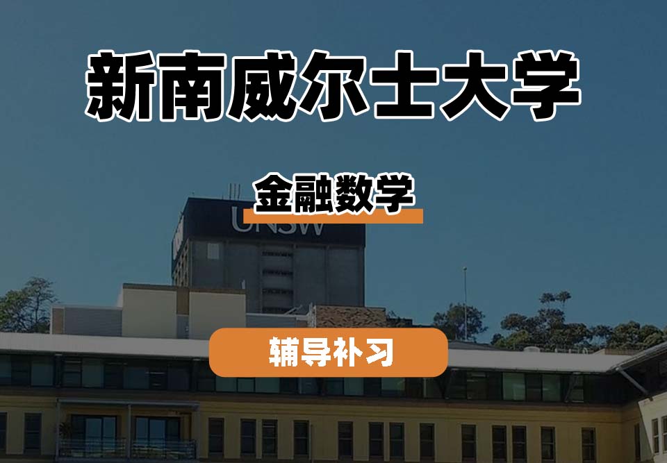 新南威尔士大学UNSW金融数学辅导补习补课（二）