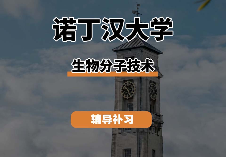 诺丁汉大学UoN诺大生物分子技术辅导补习补课