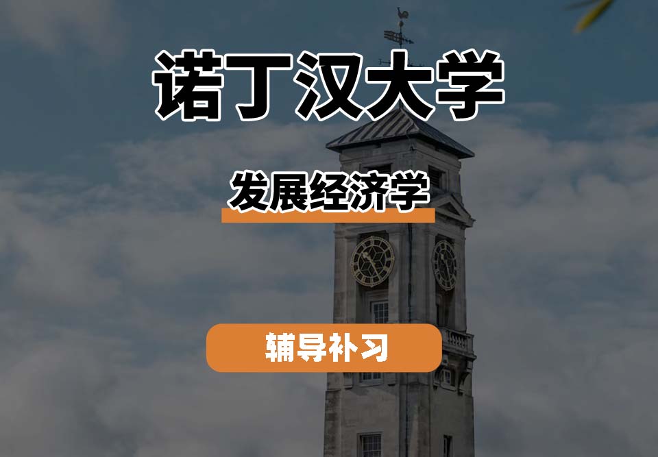 诺丁汉大学UoN诺大发展经济学辅导补习补课（一）