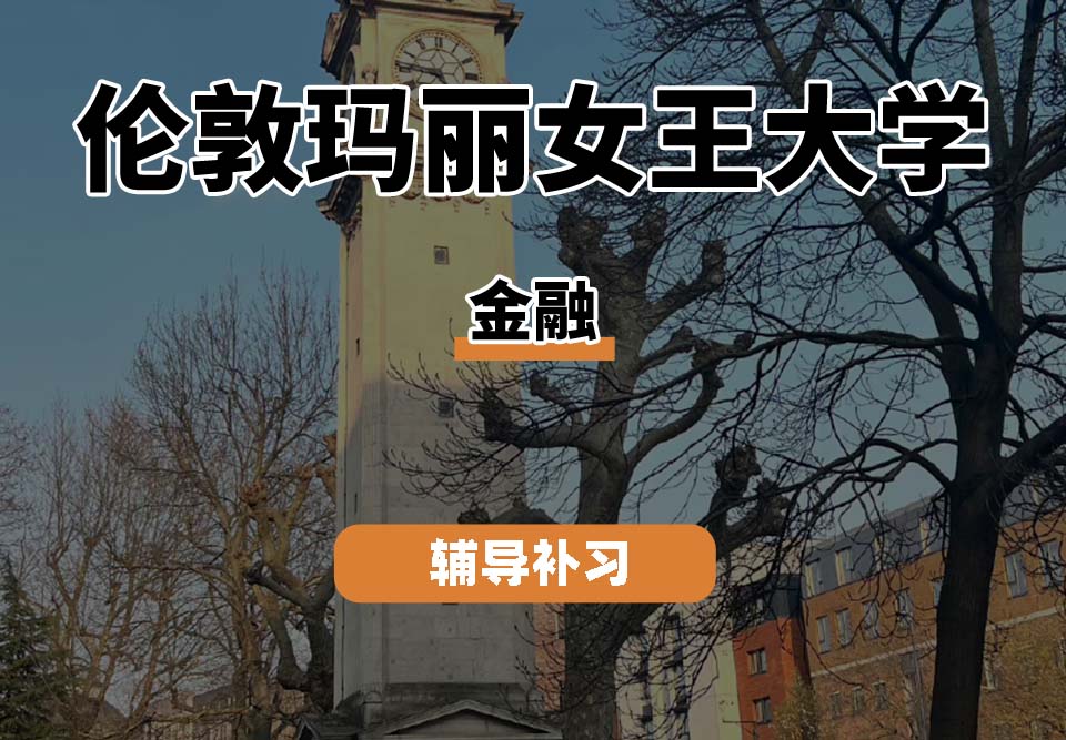 伦敦玛丽女王大学QM女王大学金融辅导补习补课（三）