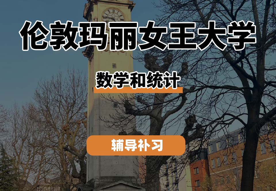 伦敦玛丽女王大学QM女王大学数学和统计辅导补习补课（一）
