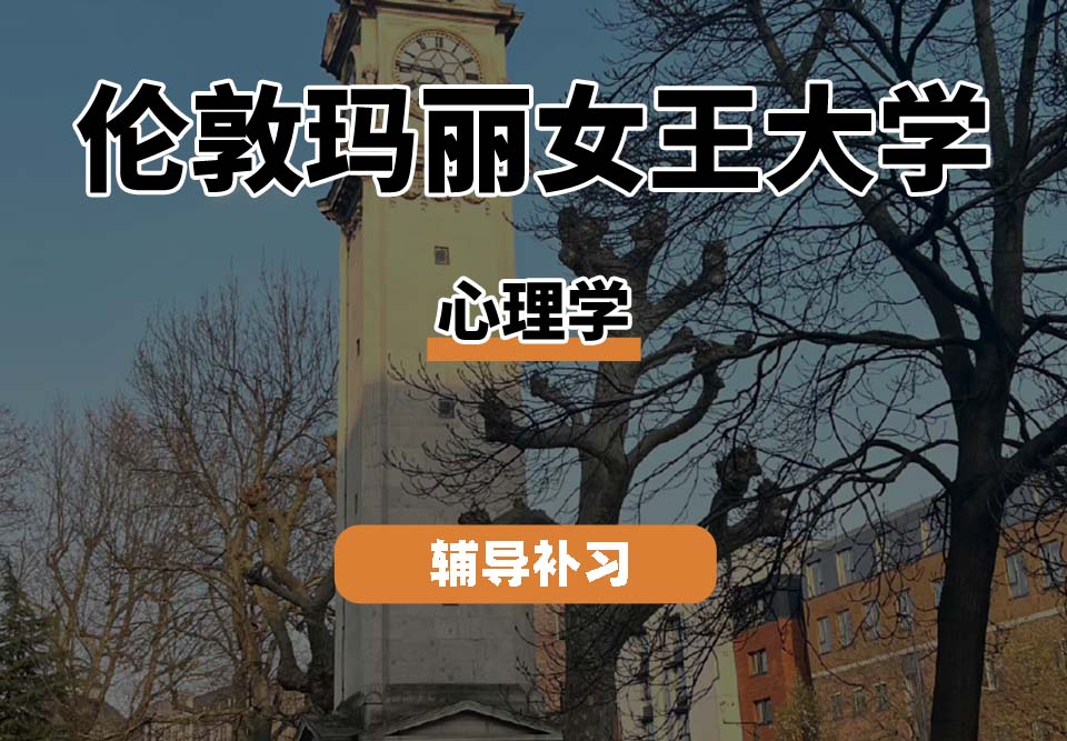 伦敦玛丽女王大学QM女王大学心理学辅导补习补课（二）