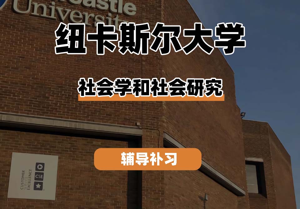 纽卡斯尔大学NCL纽大社会学和社会研究辅导补习补课