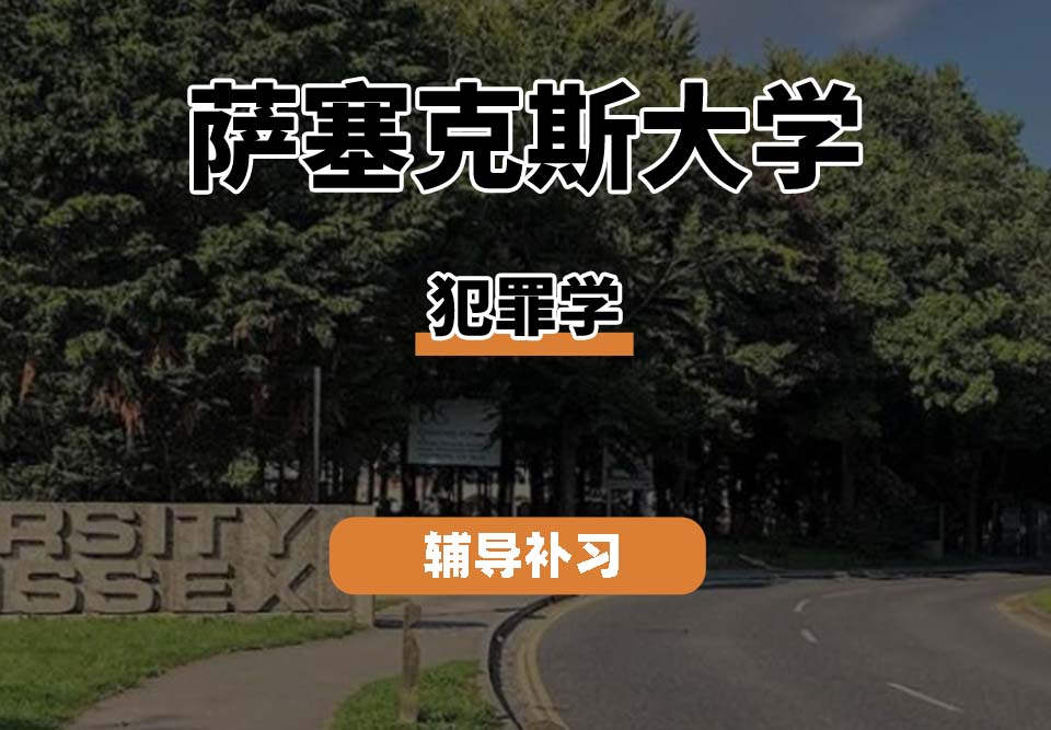 萨塞克斯大学Sussex萨大犯罪学辅导补习补课