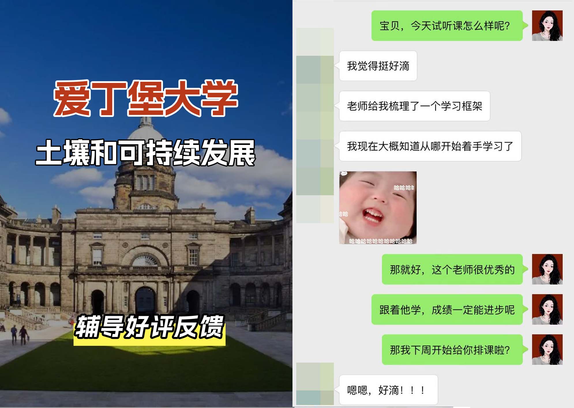 爱丁堡大学爱大土壤和可持续发展辅导好评反馈（三）