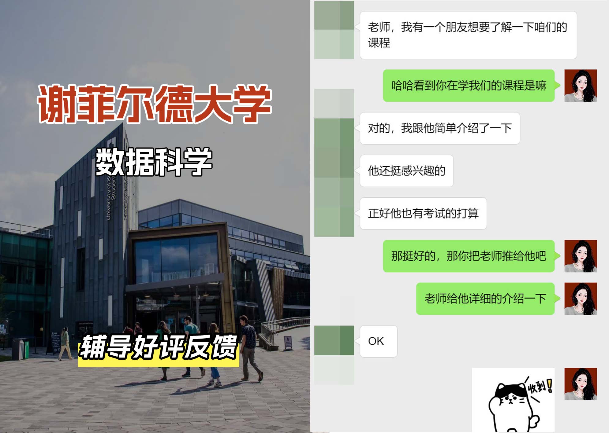 谢菲尔德大学谢大数据科学辅导好评反馈