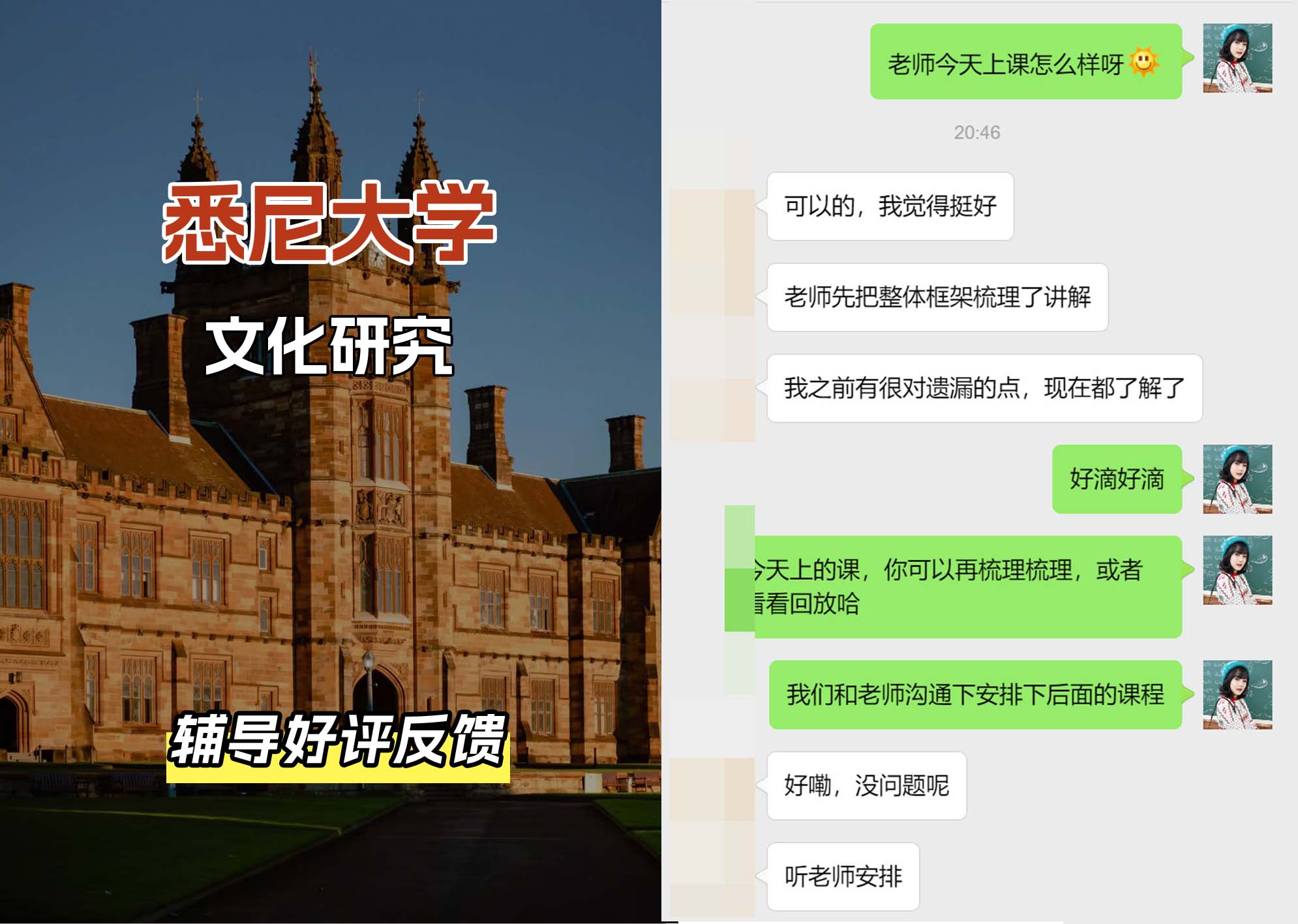 悉尼大学USYD文化研究辅导好评反馈（二）