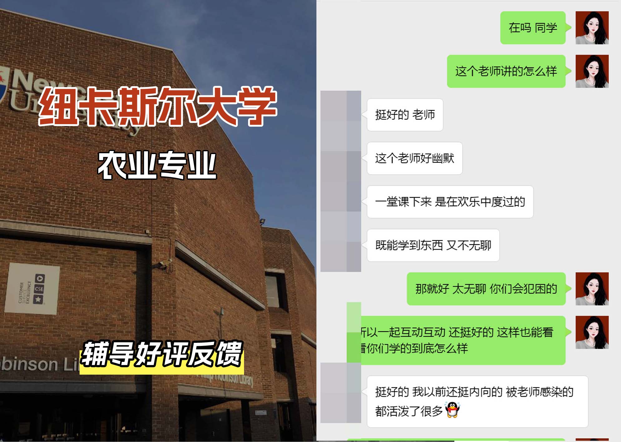 纽卡斯尔大学纽大农业专业辅导好评反馈（一）
