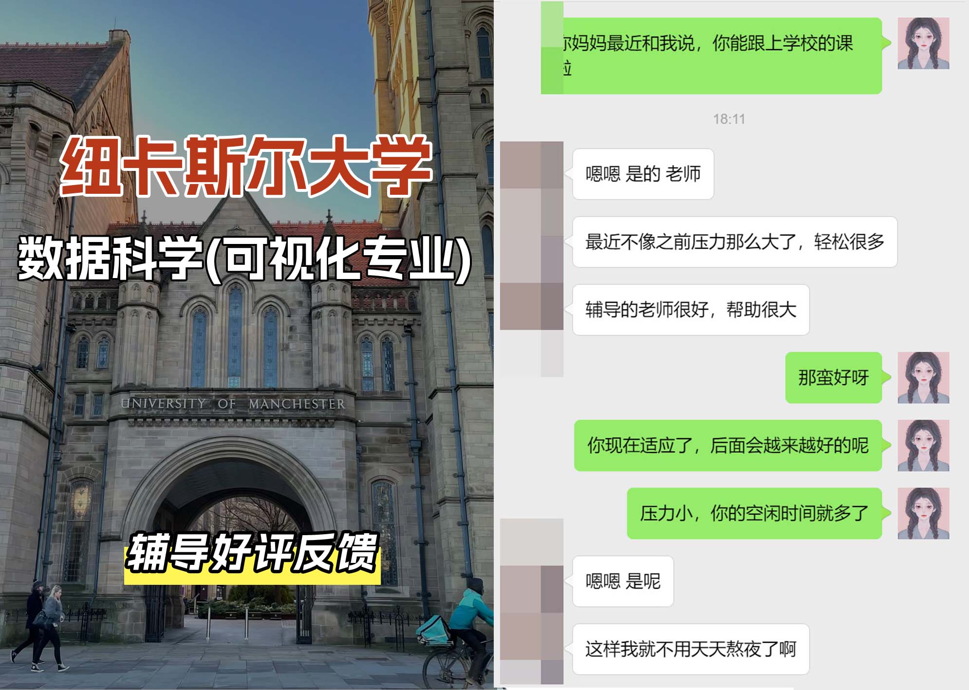 纽卡斯尔大学纽大数据科学(可视化专业)辅导好评反馈
