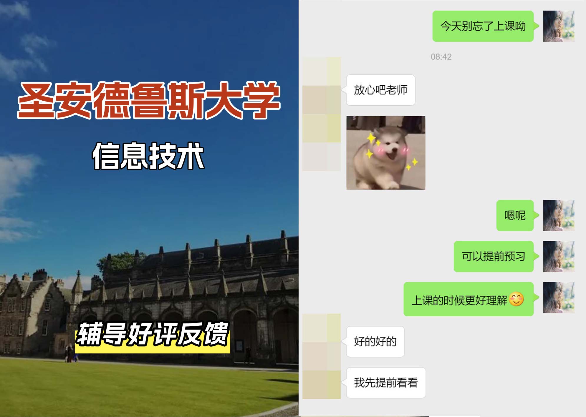 圣安圣安德鲁斯大学信息技术辅导好评反馈（二）