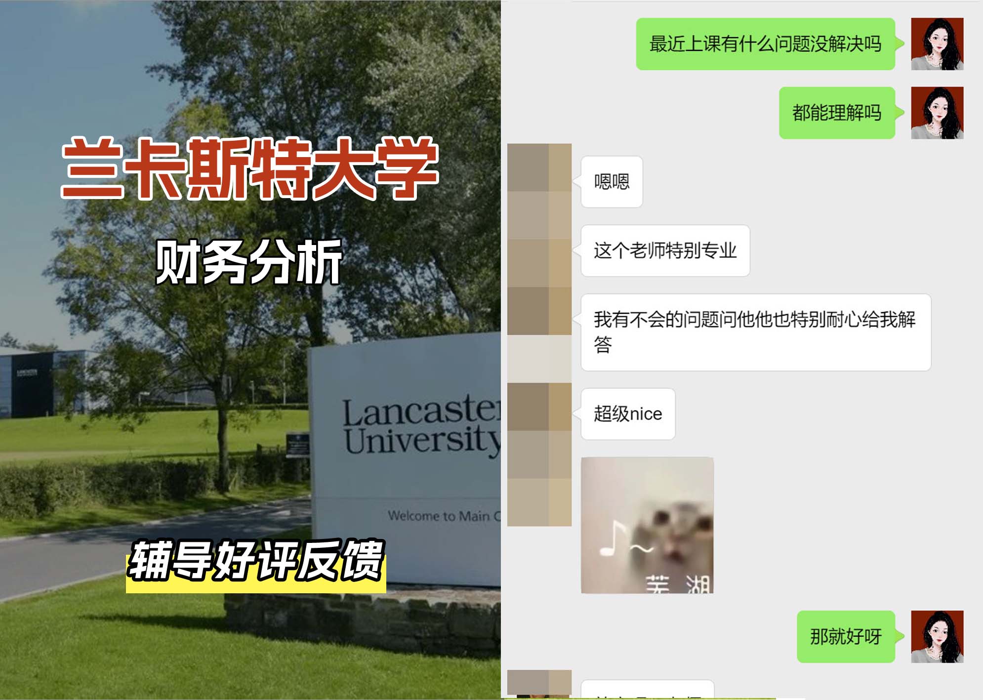 LU兰卡财务分析辅导好评反馈