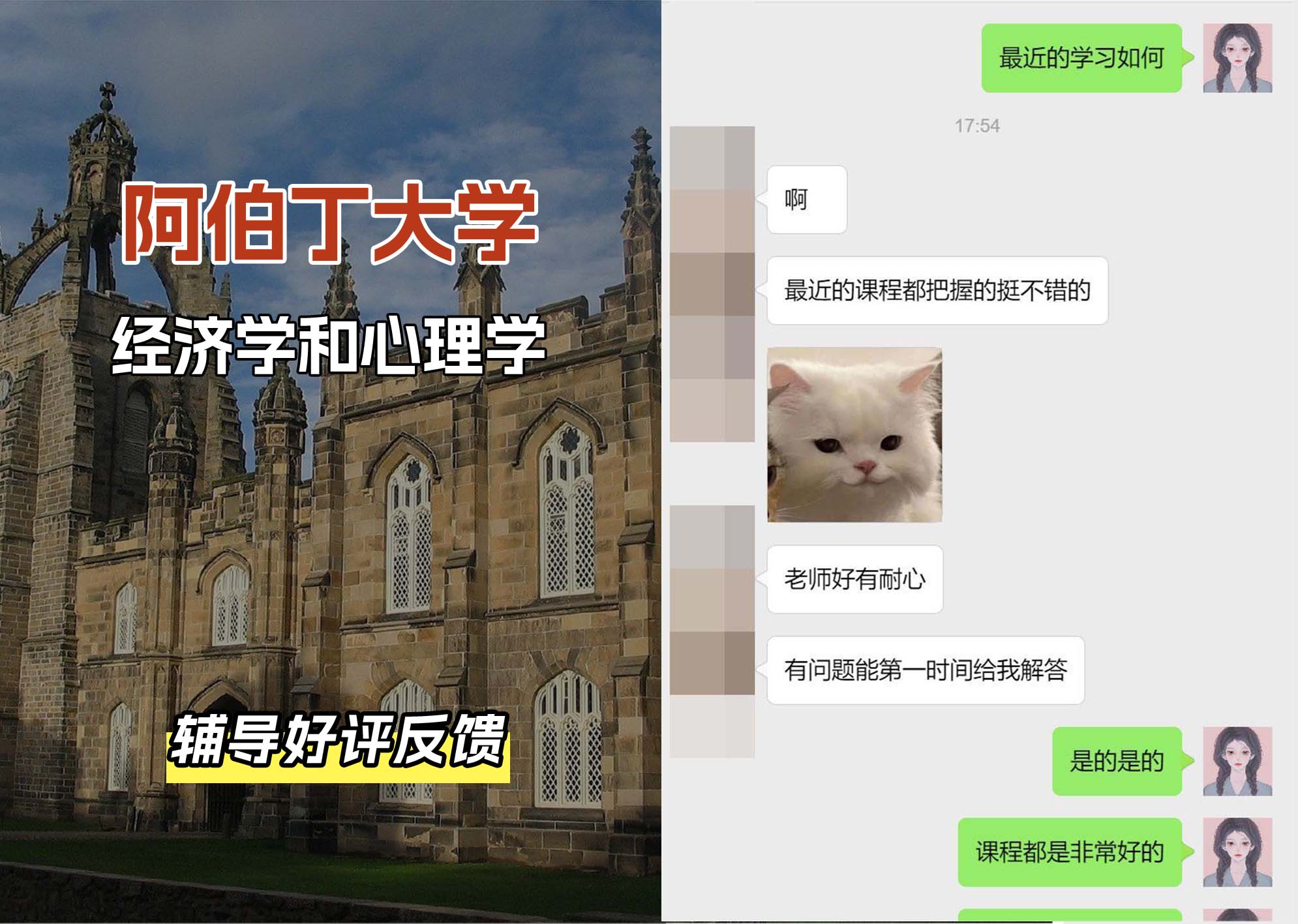 阿伯丁大学ABDN经济学和心理学辅导好评反馈（三）