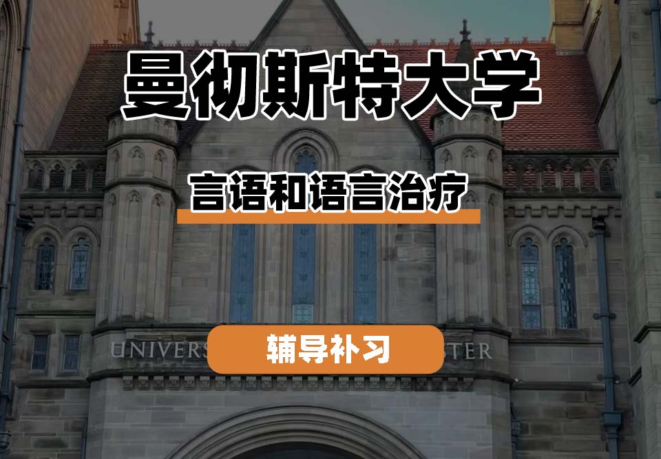 曼彻斯特大学UoM曼大言语和语言治疗辅导补习补课