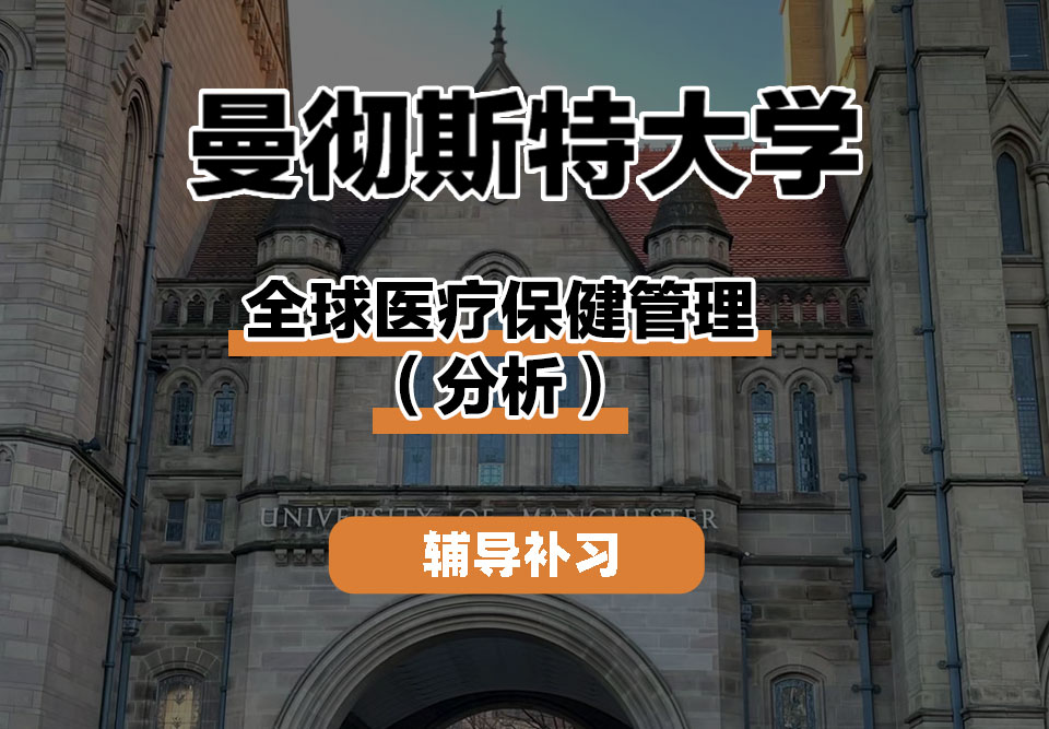 曼彻斯特大学UoM曼大全球医疗保健管理（分析）辅导补习补课