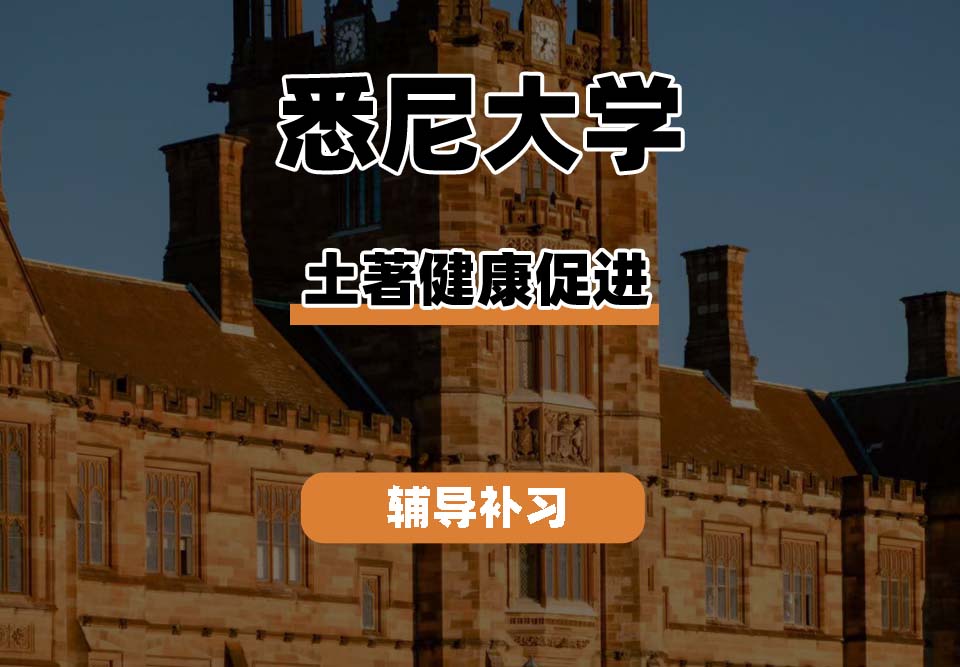 悉尼大学USYD悉大土著健康促进辅导补习补课