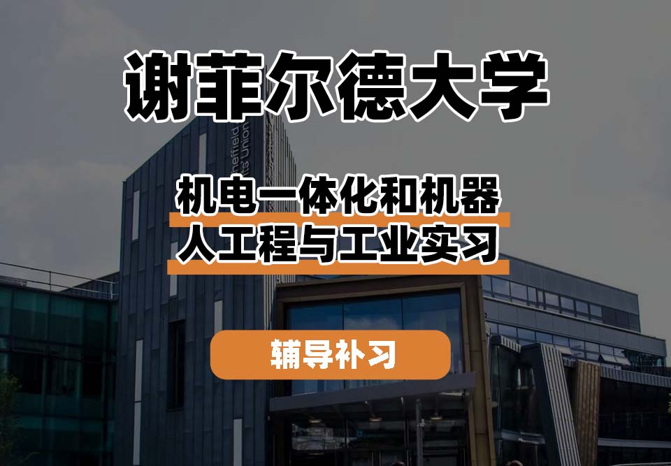 谢菲尔德大学TUoS谢大机电一体化和机器人工程与工业实习辅导补习补课