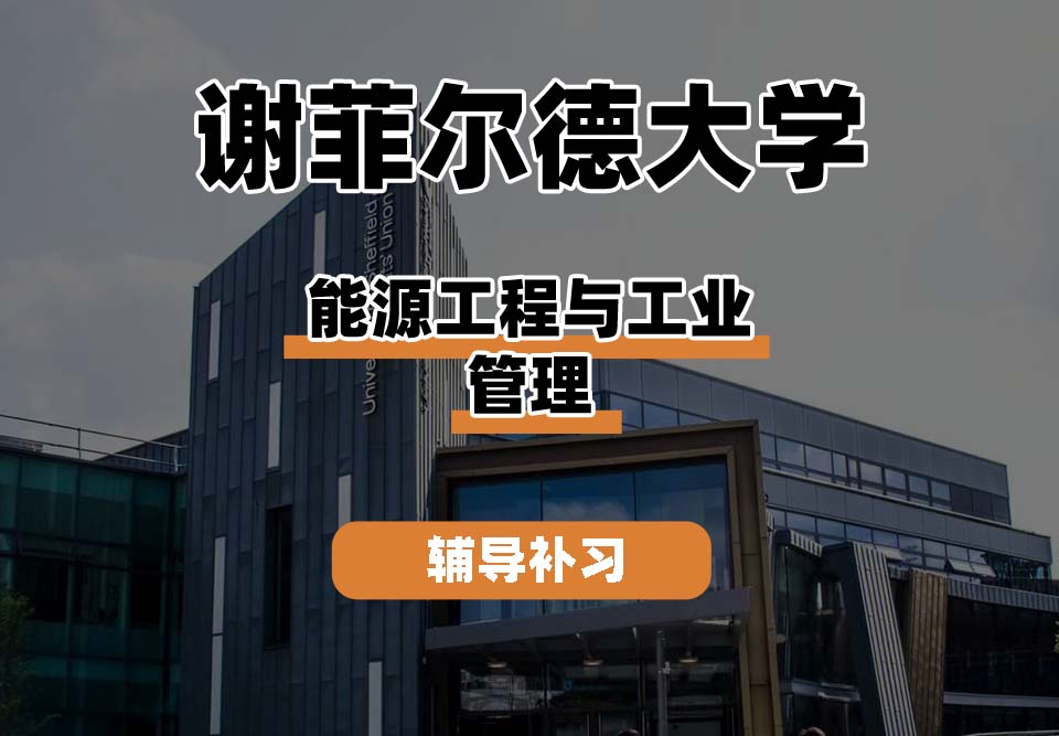 谢菲尔德大学TUoS谢大能源工程与工业管理辅导补习补课