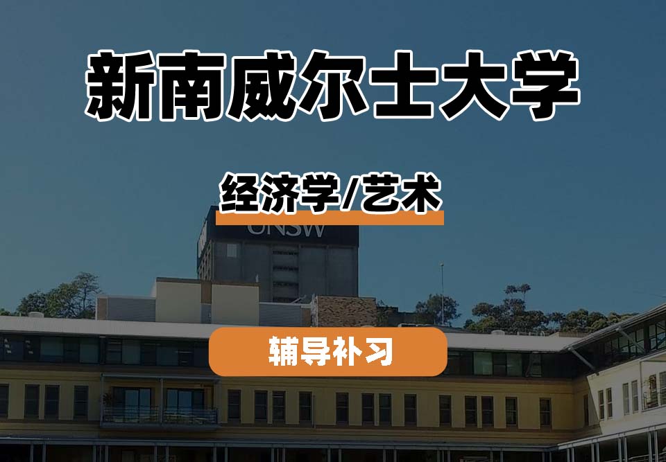 新南威尔士大学UNSW经济学/艺术辅导补习补课