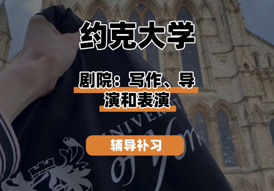 约克大学UOY剧院：写作、导演和表演辅导补习补课