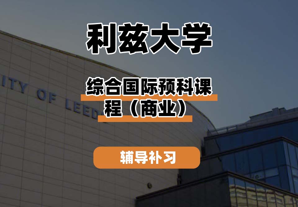 利兹大学leeds综合国际预科课程(商业)辅导补习补课