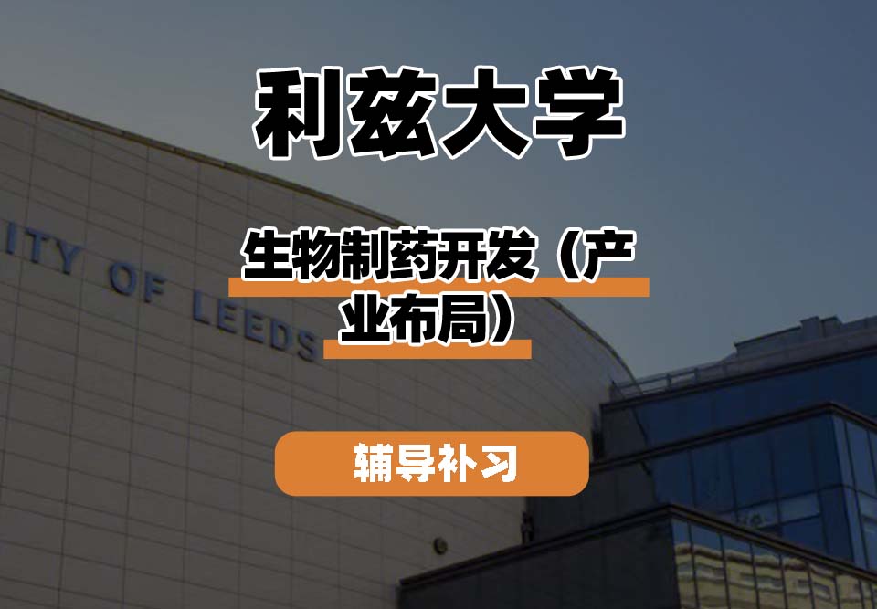 利兹大学leeds生物制药开发(产业布局)辅导补习补课
