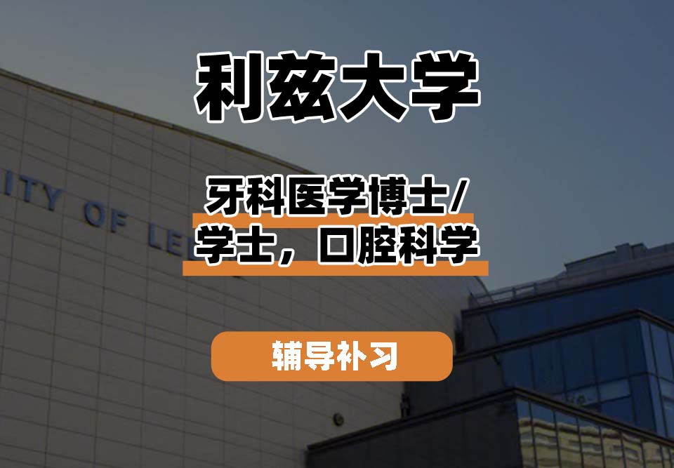 利兹大学leeds牙科医学博士/学士、口腔科学辅导补习补课