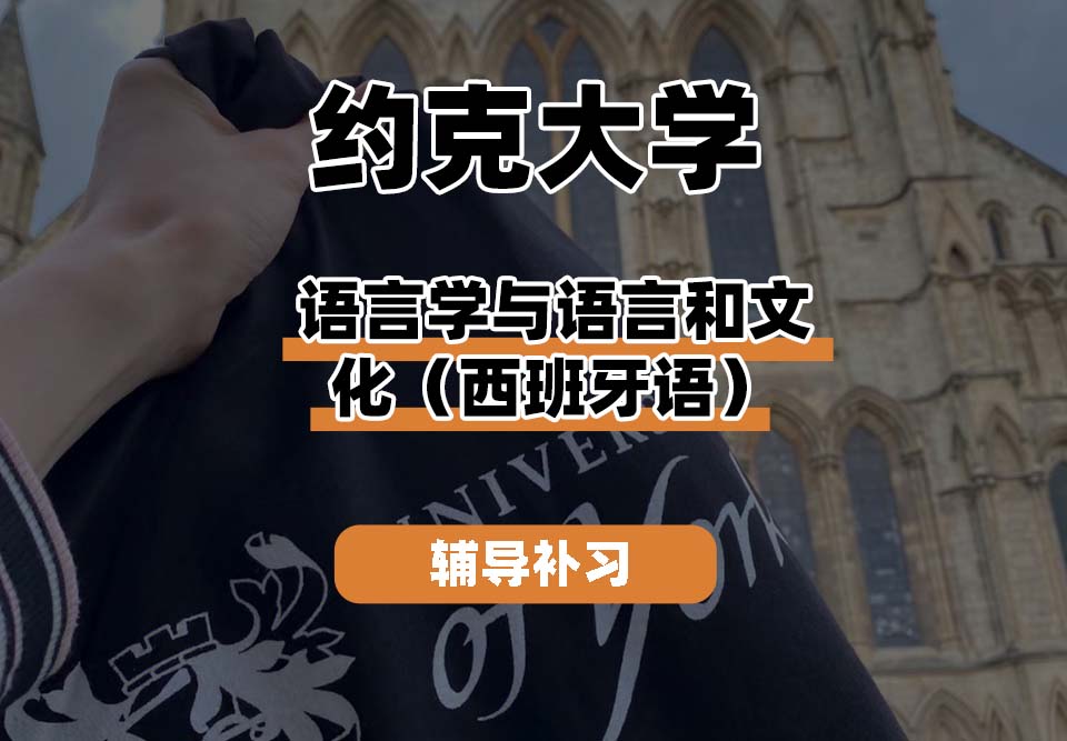 约克大学UOY语言学与语言和文化(西班牙语)辅导补习补课