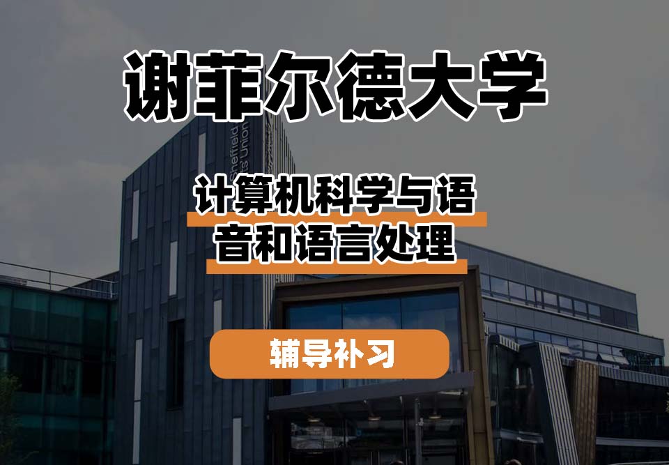 谢菲尔德大学TUoS谢大计算机科学与语音和语言处理辅导补习补课