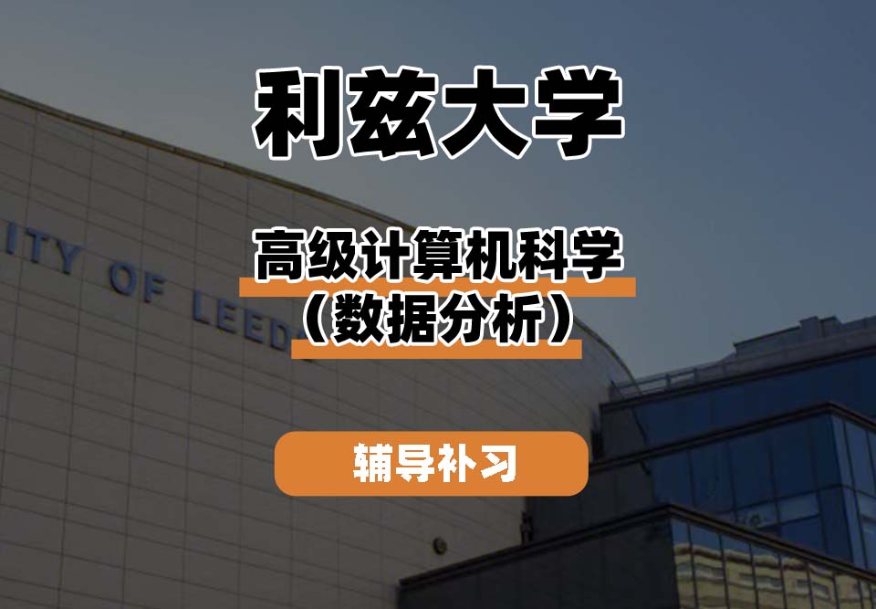 利兹大学leeds高级计算机科学（数据分析）辅导补习补课