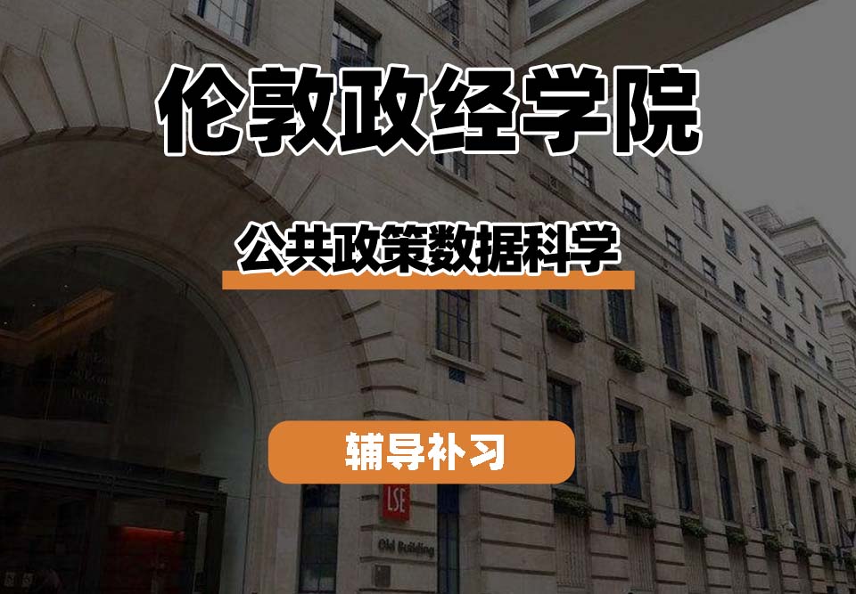 伦敦政治经济学院LSE伦敦政经公共政策数据科学辅导补习补课