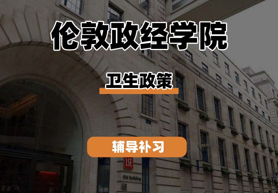 伦敦政治经济学院LSE伦敦政经卫生政策辅导补习补课