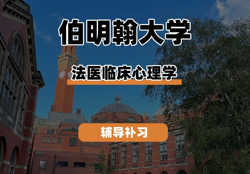 伯明翰大学UOB伯大法医临床心理学辅导补习补课