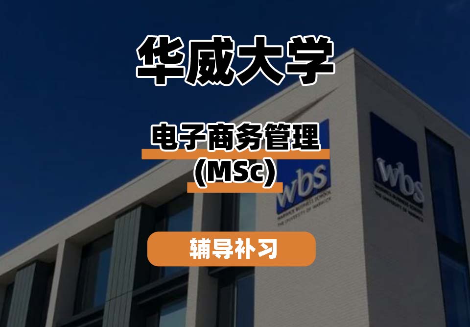华威大学Warwick华威电子商务管理辅导补习补课