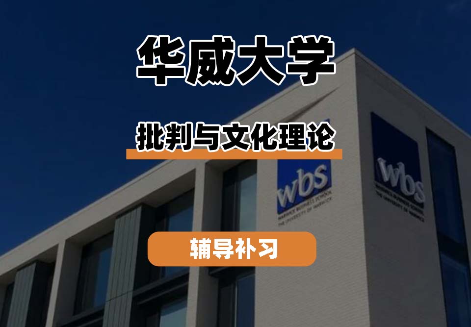 华威大学Warwick华威批判与文化理论辅导补习补课