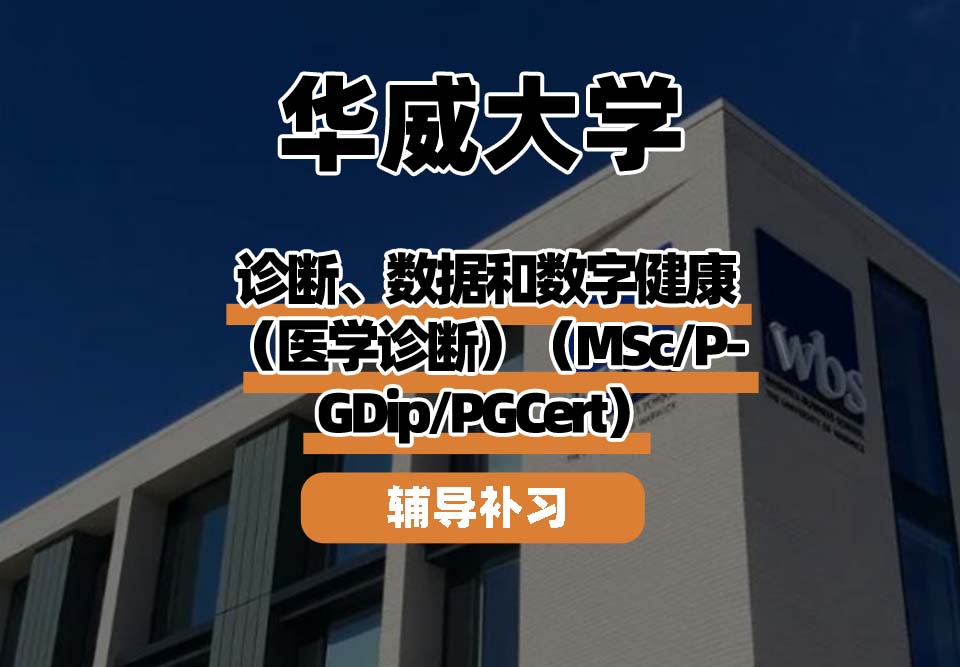 华威大学Warwick华威诊断、数据和数字健康（医学诊断）辅导补习补课