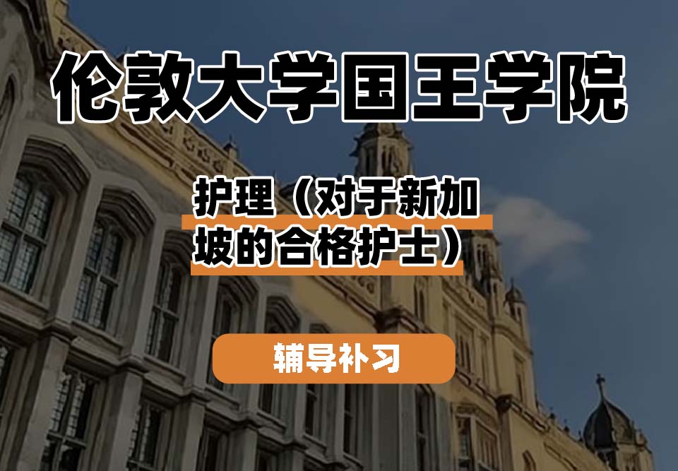 伦敦大学国王学院KCL国王学院护理（对于新加坡的合格护士）辅导补习补课