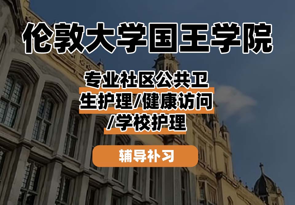 伦敦大学国王学院KCL国王学院专业社区公共卫生护理/健康访问/学校护理辅导补习补课