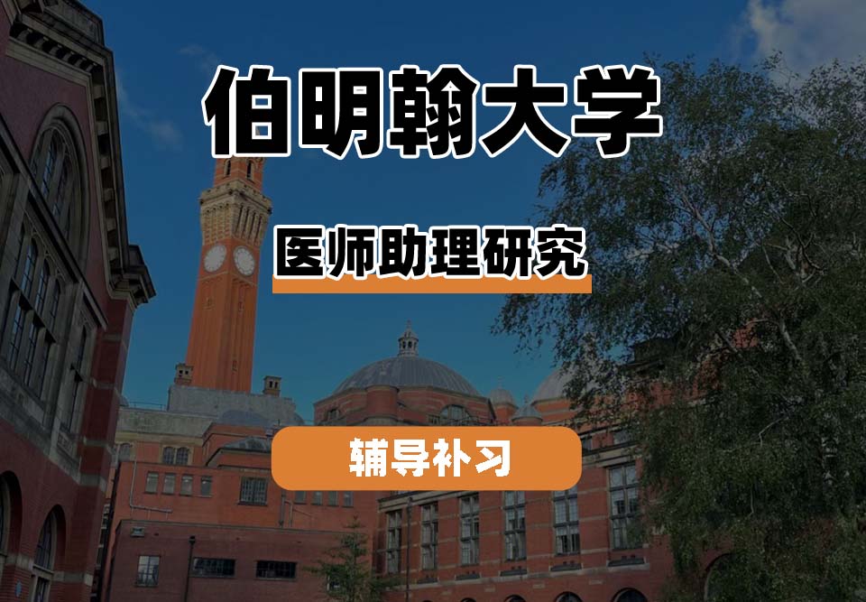 伯明翰大学UOB伯大医师助理研究辅导补习补课