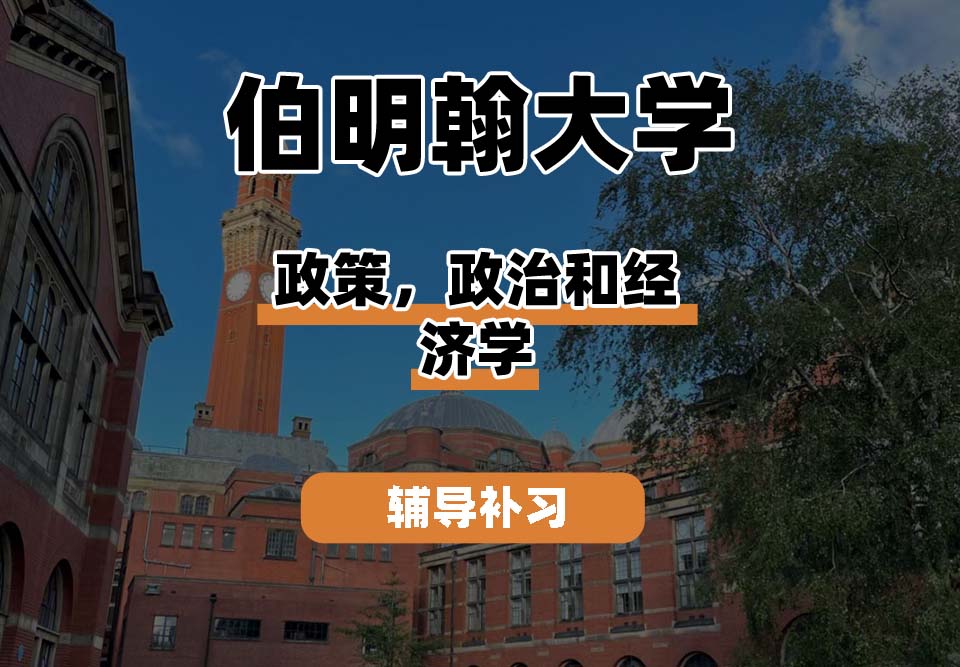 伯明翰大学UOB伯大政策、政治和经济学辅导补习补课