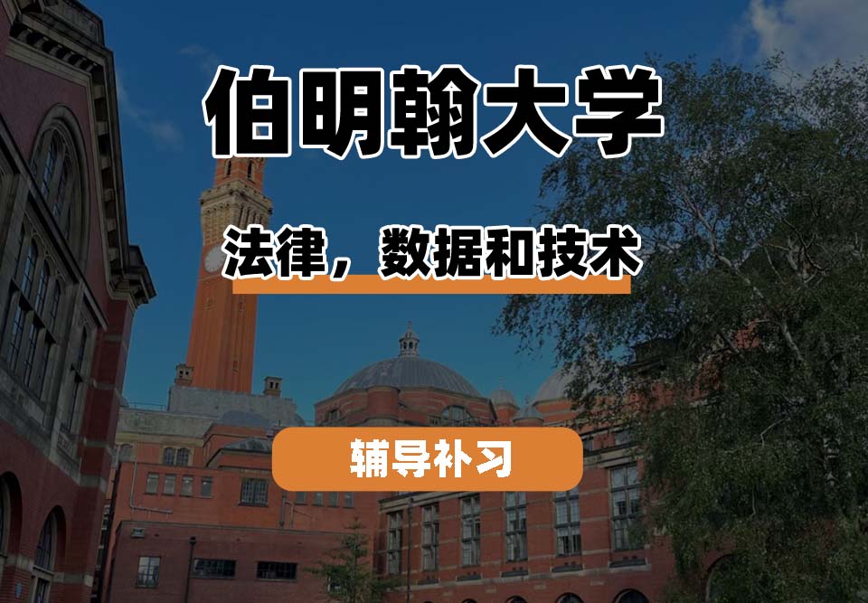 伯明翰大学UOB伯大法律、数据和技术辅导补习补课