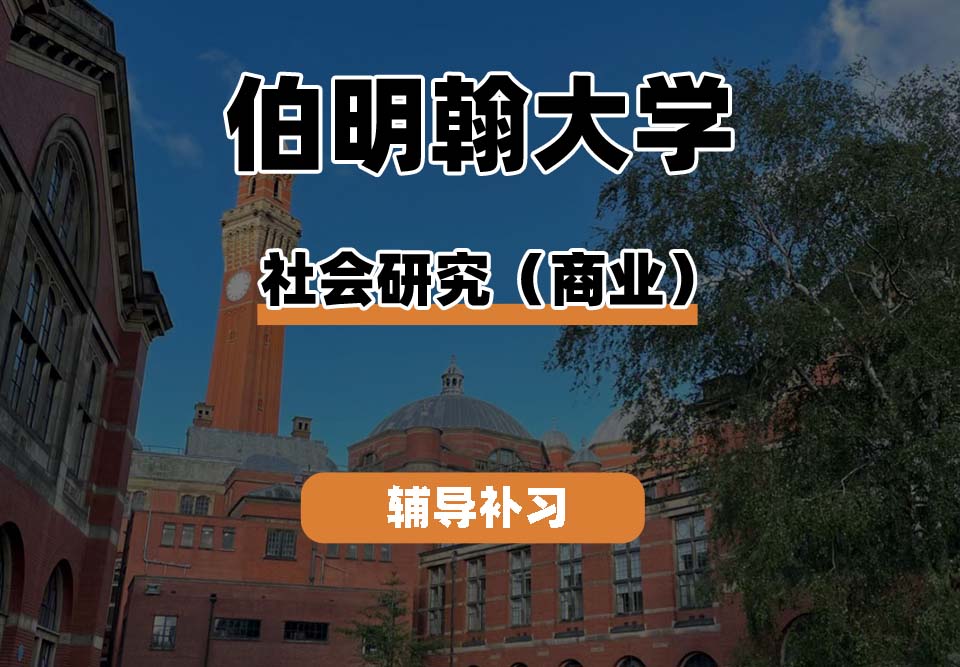 伯明翰大学UOB伯大社会研究（商业）辅导补习补课