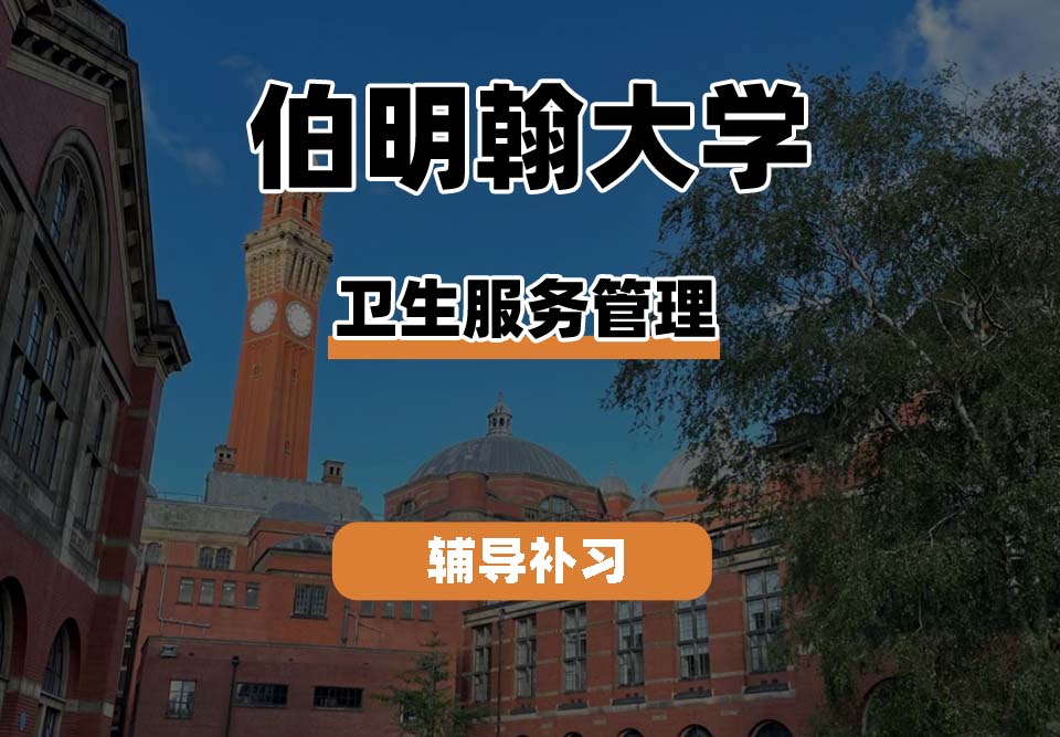 伯明翰大学UOB伯大卫生服务管理辅导补习补课